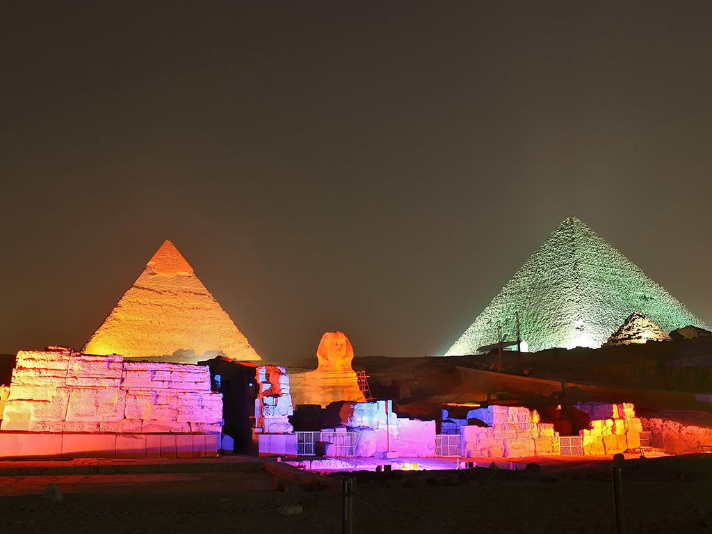 Sound and Lights at the Pyramids