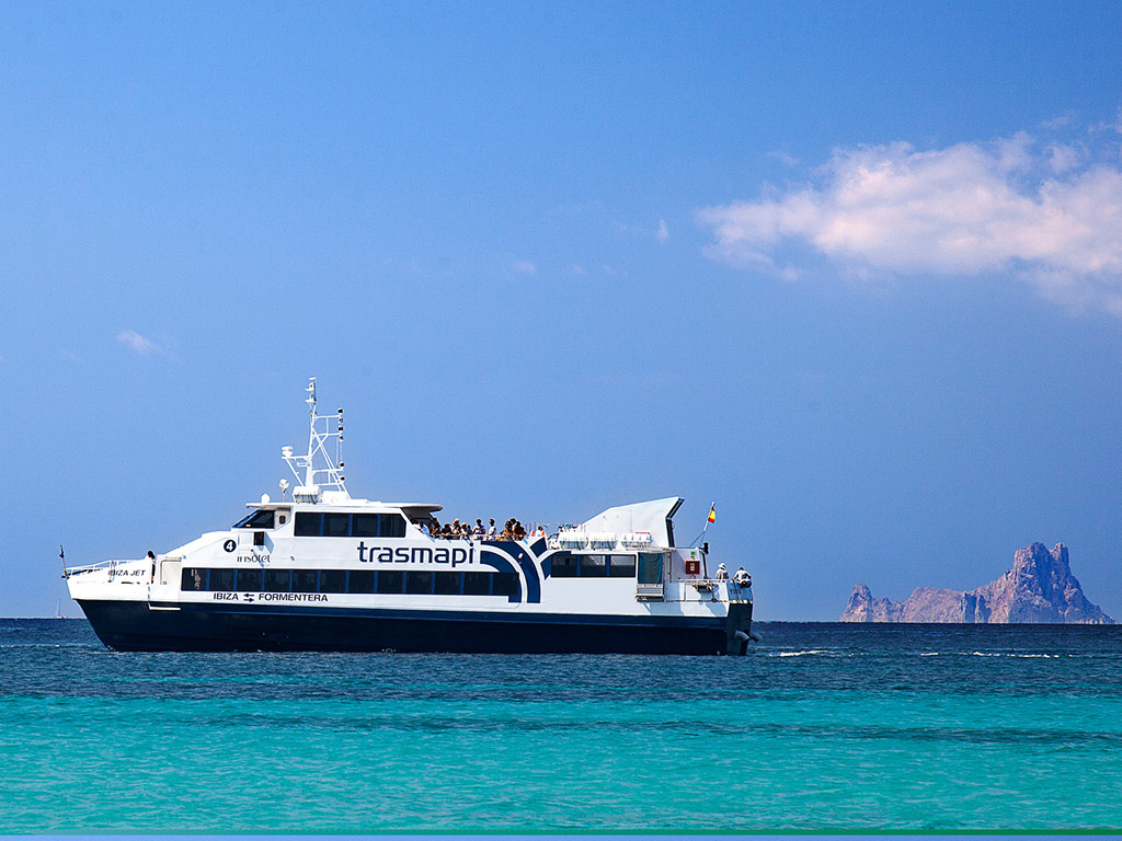 Trasmapi - Ferry to Formentera - Round Trip Ticket with Open Date in Formentera