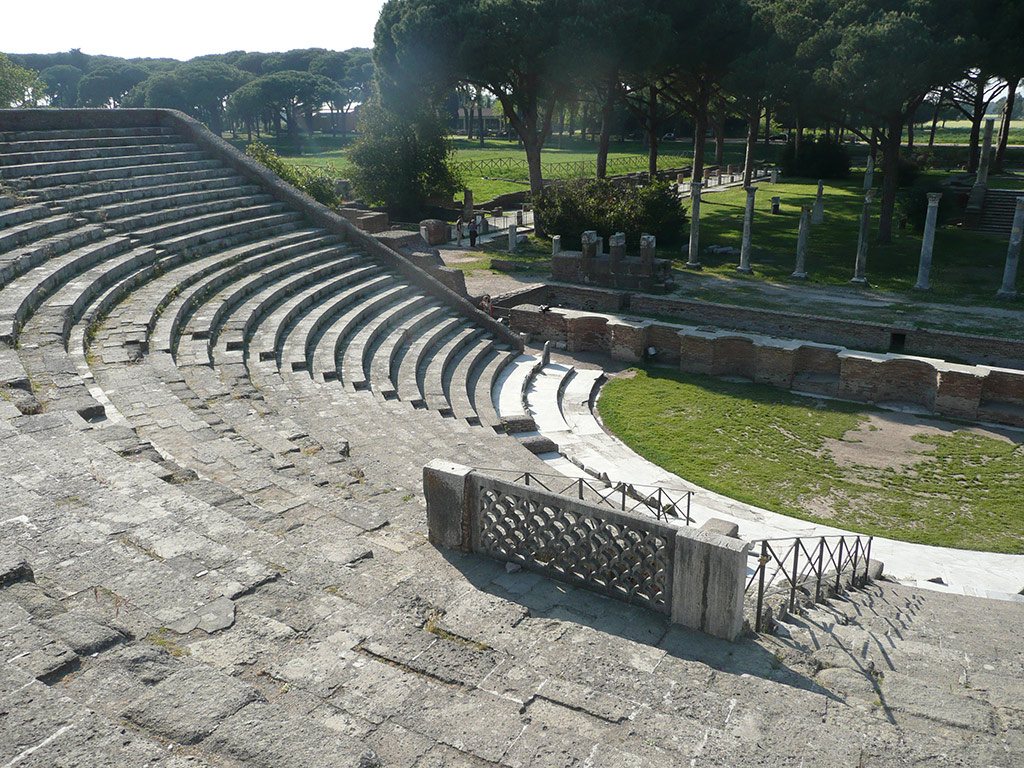 Ancient Ostia by Train - Rome
