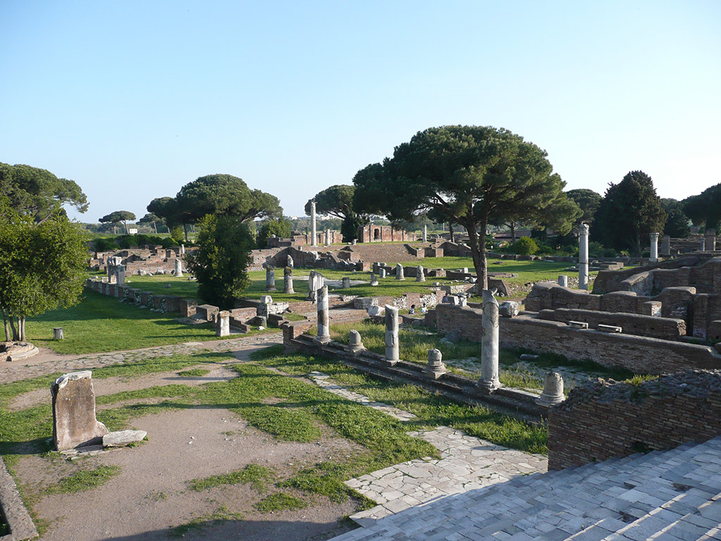 Ancient Ostia by Train - Rome
