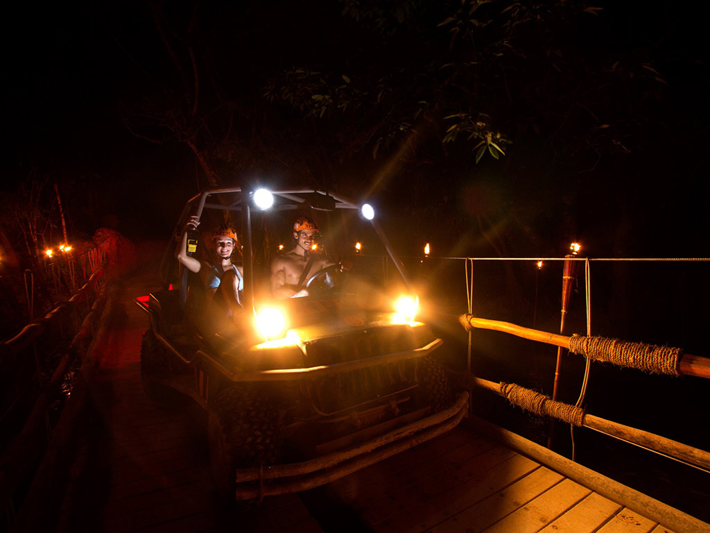 Xplor Fire Tour, Adventure in the Night - with Transport - Cancun (and vicinity)