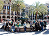 Leisurely walking tour of Barcelona