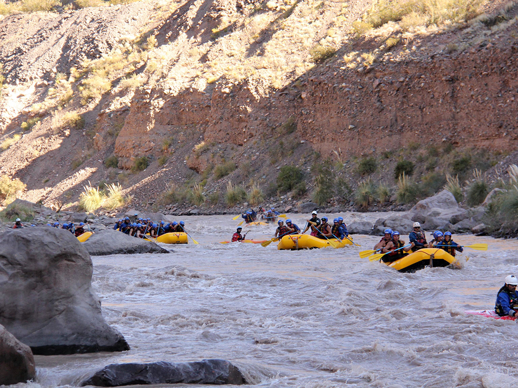 Rafting in Mendoza River