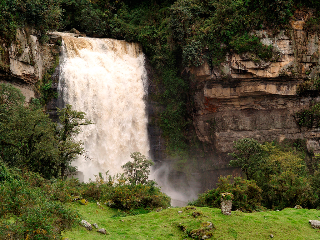 Trek through Sueva Falls - Bogota