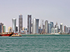 Dhow cruise around the Doha corniche
