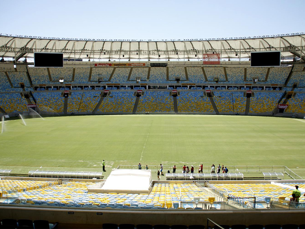 Behind the scenes at Maracana Stadium - Rio de Janeiro