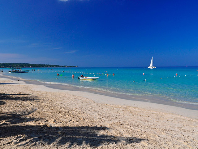 Negril Beach and Ricks Café