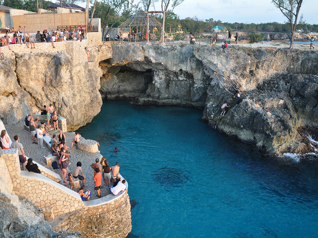 Negril Beach and Ricks Cafe