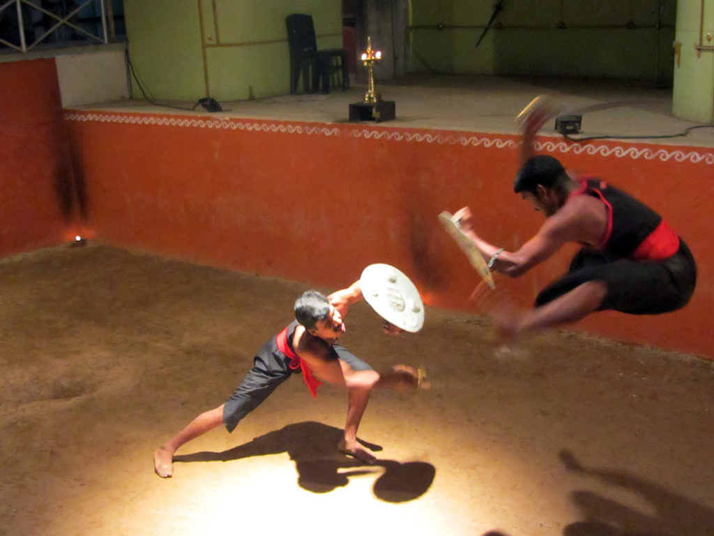 Kalaripayattu traditional martial art performance - private