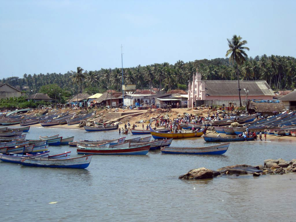 Visit to Fishermen Village at Vizhinjam