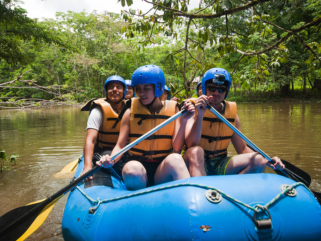 Rafting at Lacanjá River and Bonampak Archaelogical Site from Palenque