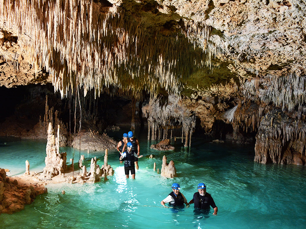 Visit to Rio Secreto the mayan underworld with Transportation