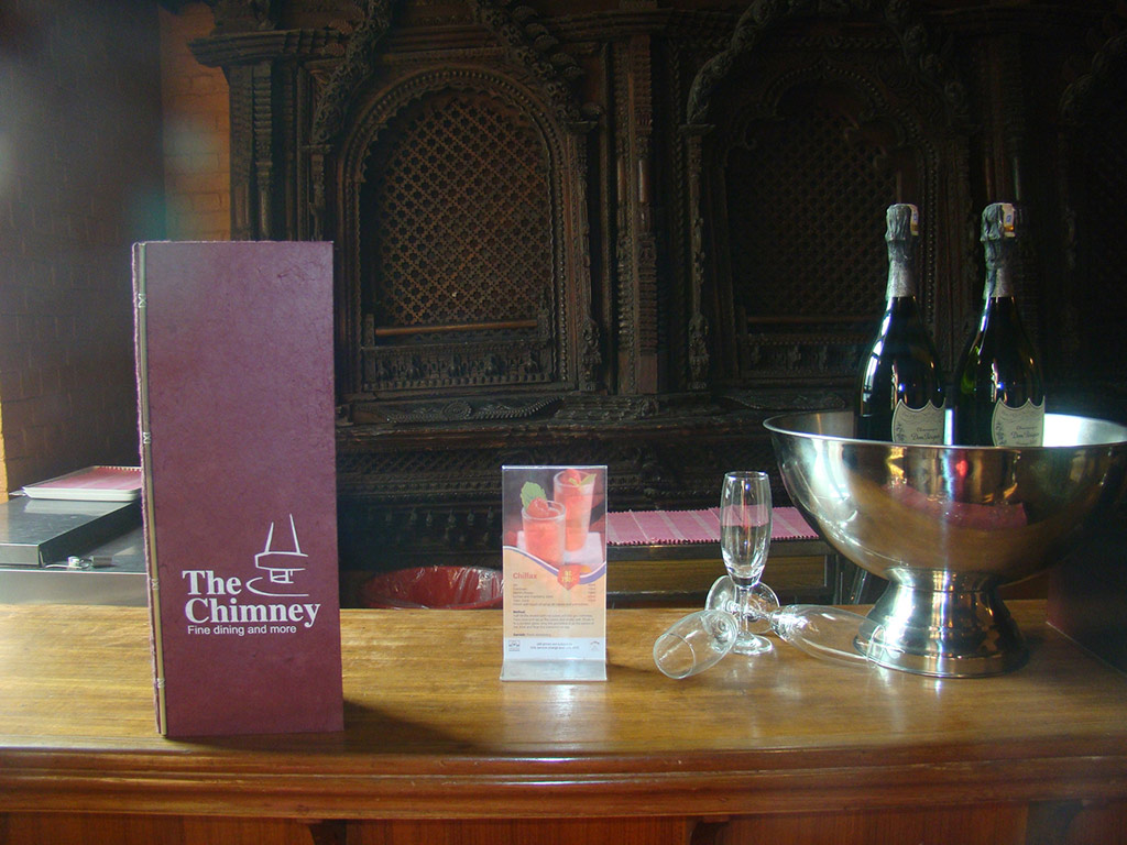 Dinner at Chimney Restaurant, Hotel Yak & Yeti, Kathmandu