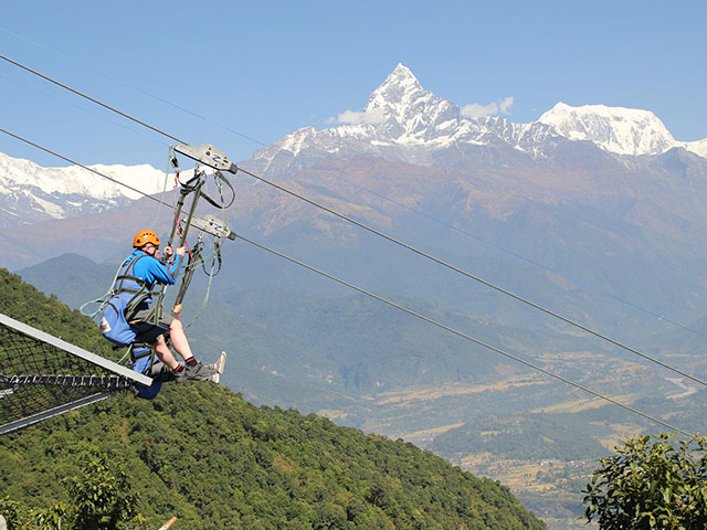 Zip-Flyer in Pokhara