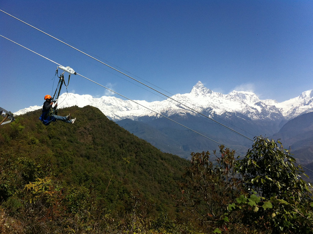 Zip-Flyer in Pokhara