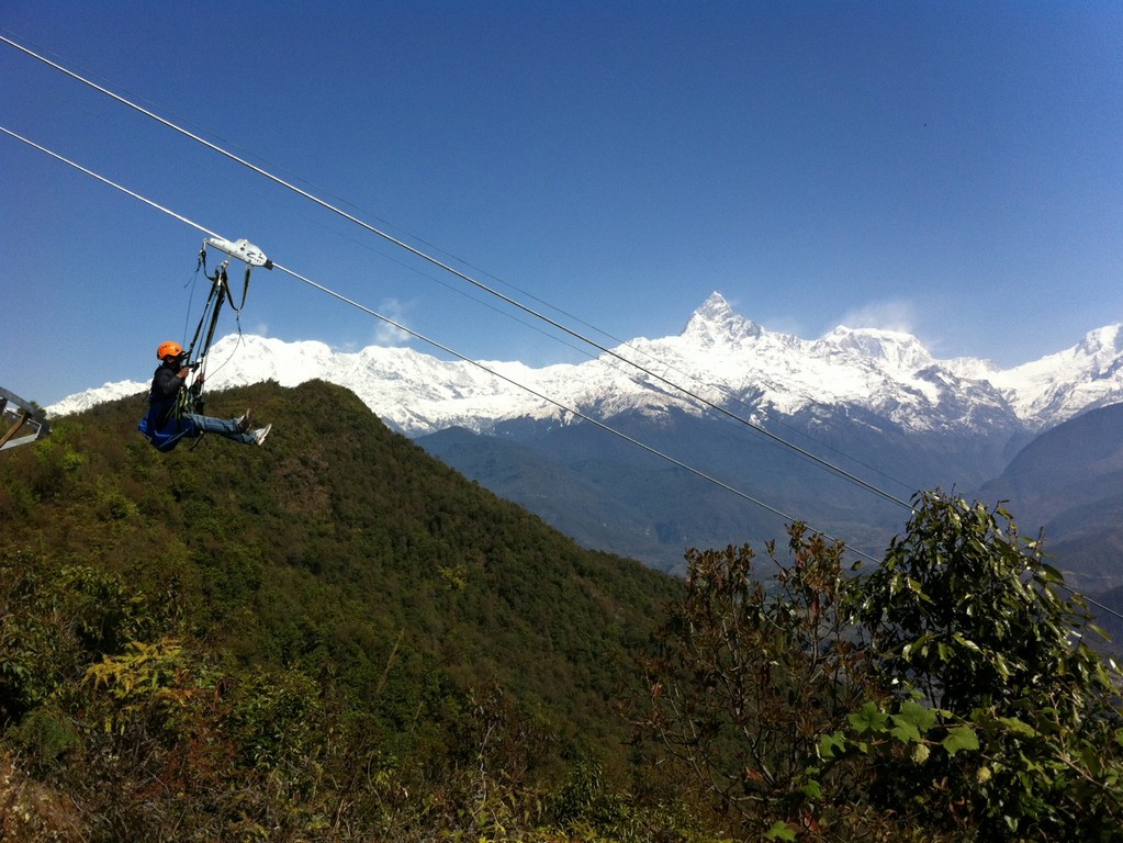 Zip-Flyer in Pokhara  - with Transfers
