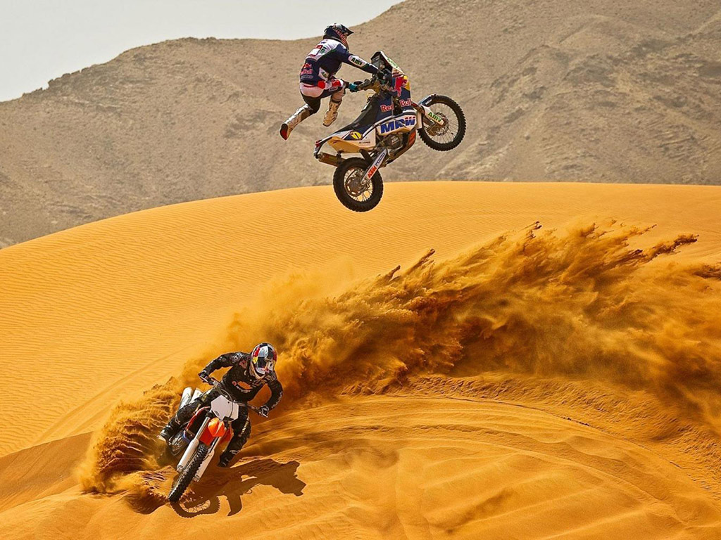 KTM Desert Bike Adventure with Transfer - Dubai